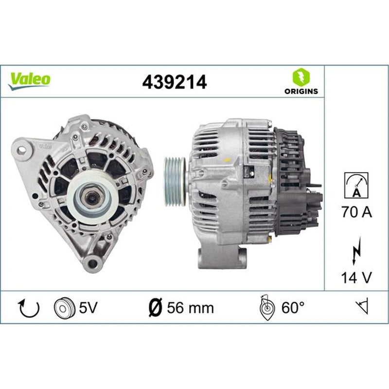 Valeo Car Alternator 12V 439214