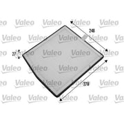 Valeo Cabin Air Filter (Pollen Filter) 698771
