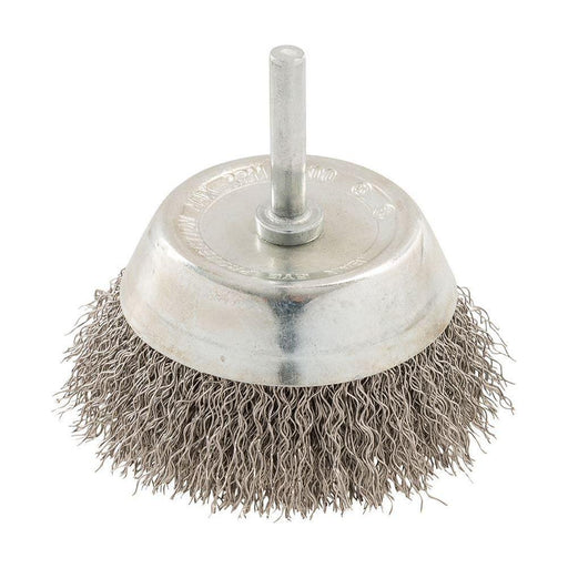 Silverline Rotary Stainless Steel Wire Cup Brush 75mm Silverline  - Town Parts