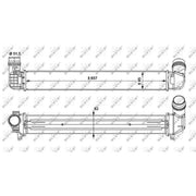 NRF Intercooler (Charge Air Cooler) 30916