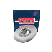 Borg & Beck 2 x Solid Rear Brake Discs BBD6167S