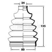 Borg & Beck Drive Shaft Bellow Kit Front Left Thermoplast BCB2364