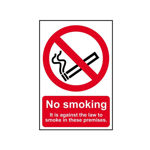 Scan No Smoking In These Premises - PVC Sign 200 x 300mm - 0567