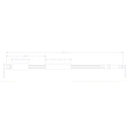Juratek Brake Hydraulic Hose Line Rear JBH1397
