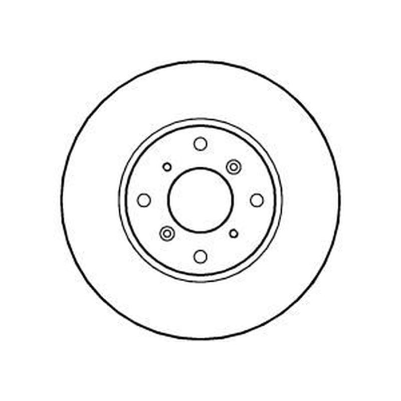 Abtex 2 x Vented Front Brake Discs BD935V