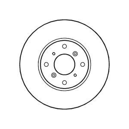 Abtex 2 x Vented Front Brake Discs BD935V