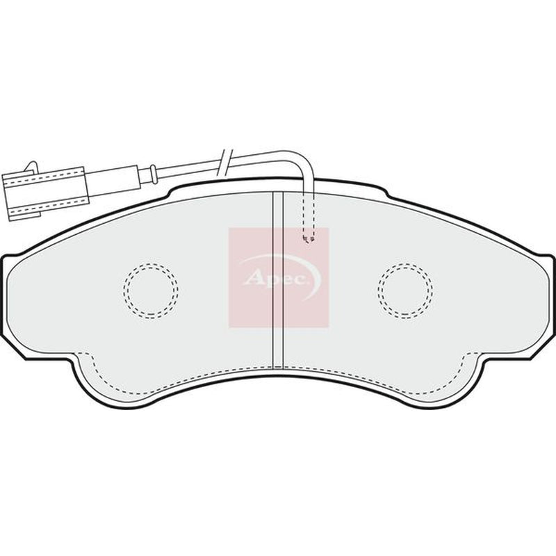 Apec Front Brake Pad Set PAD1251