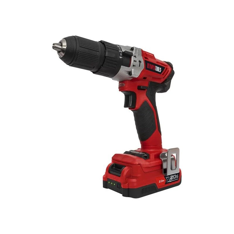 Olympia Power Tools X20S™ Combi Drill 20V 2 x 2.0Ah Li-ion - 09-915
