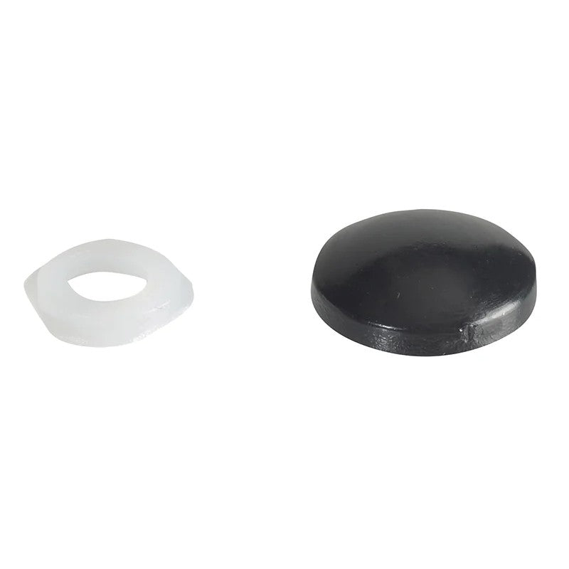 ForgeFix Domed Cover Cap Black No. 6-8 ForgePack 20 - FPPDT2