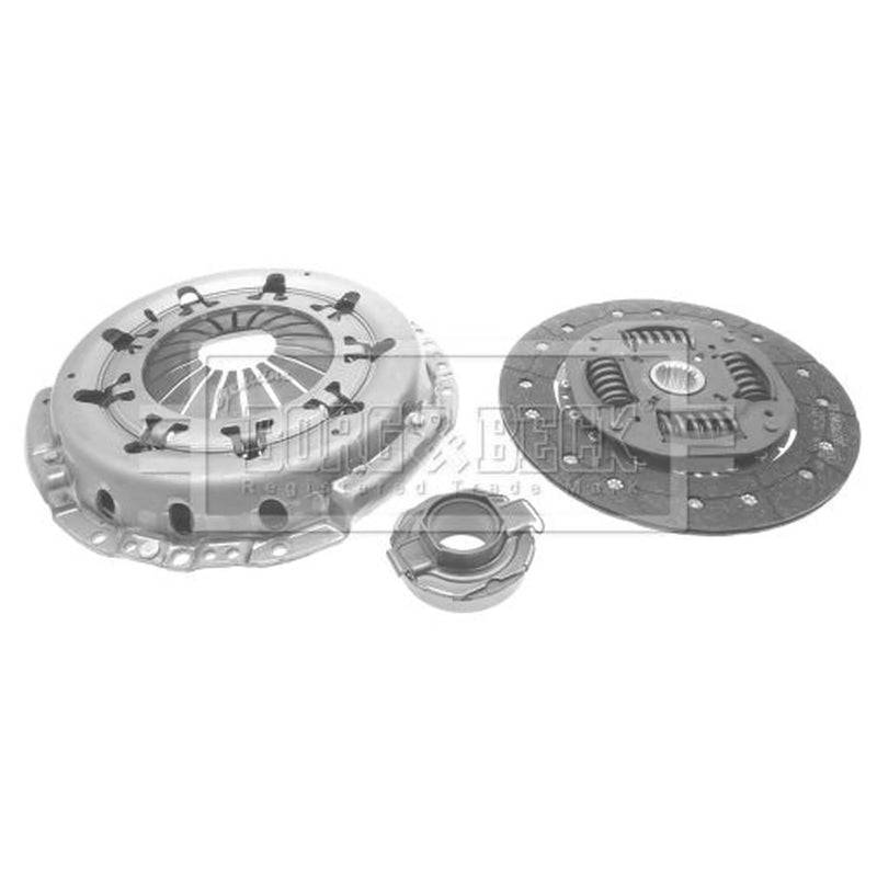 Borg & Beck Clutch Kit Set 3pc 258mm HK7552