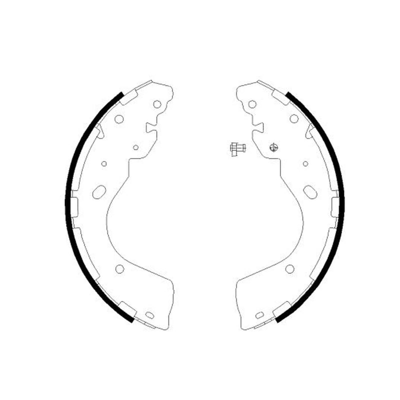 Textar Brake Shoe Set Axle Kit 91081800