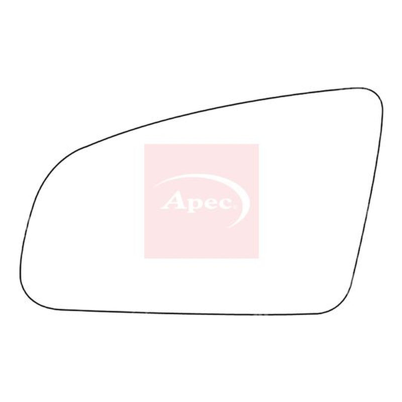 Apec Exterior Wing Mirror Glass Left AMS2085