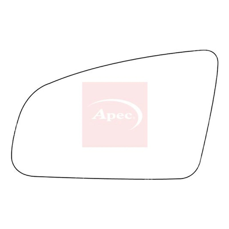 Apec Exterior Wing Mirror Glass Left AMS2085