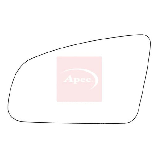 Apec Exterior Wing Mirror Glass Left AMS2085
