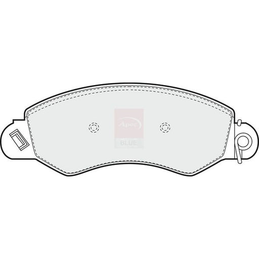 Apec Front Brake Pad Set PD3107