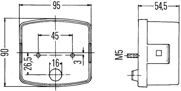 Hella 2SE 002 776-211 Tail Light Assembly