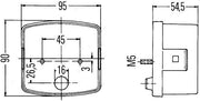 Hella 2SD 002 776-231 Tail Light Assembly
