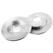 Borg & Beck 2 x Solid Rear Brake Discs BBD4476