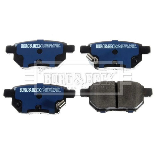 Borg & Beck 4 x Rear Brake Pad Set BBP2086