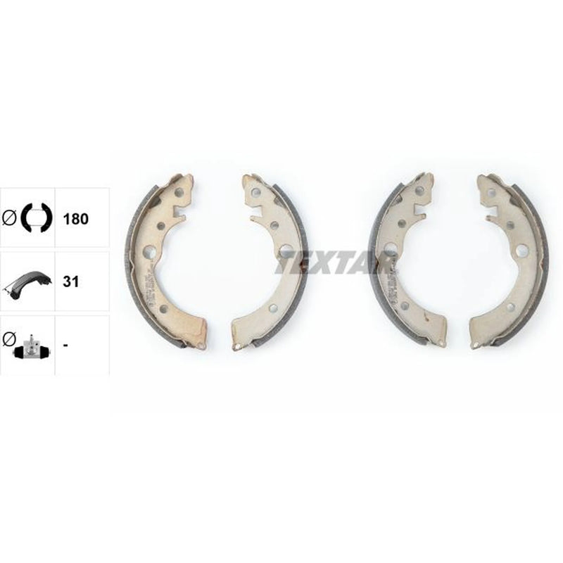Textar Brake Shoe Set Axle Kit 91034700