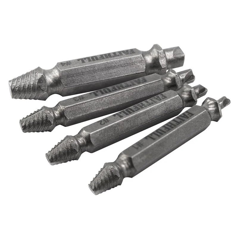 Faithfull Screw Extractor Set, 4 Piece - FAISBEXTRACT