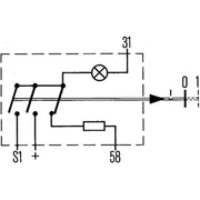 Hella Electrical Switch 6EF 003 916-061