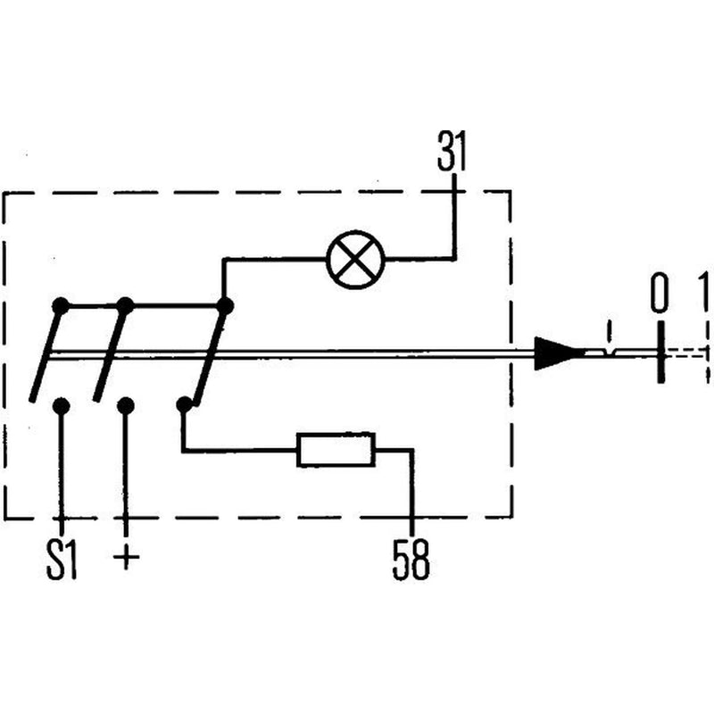Hella Electrical Switch 6EF 003 916-061