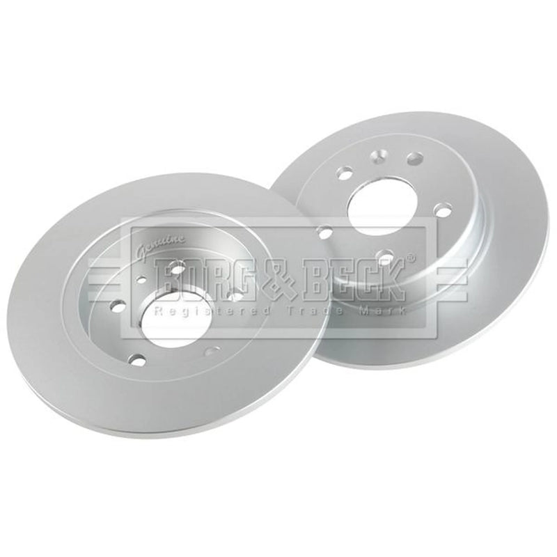 Borg & Beck 2 x Rear Brake Discs BBD5464
