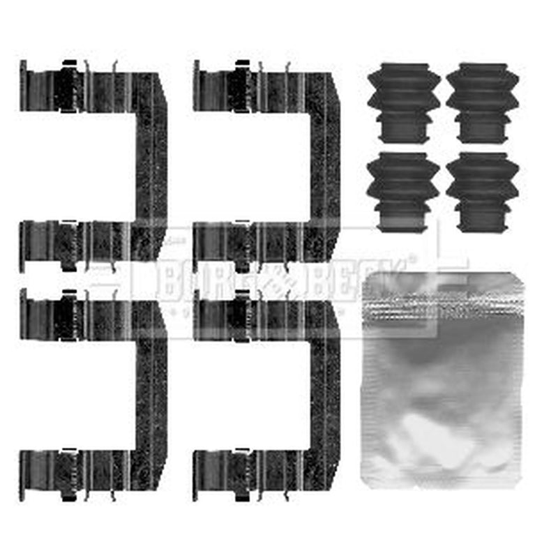 Borg & Beck Brake Pad Accessory Fitting Kit Front BBK1576