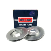 Borg & Beck 2 x Vented Front Brake Discs BBD4537