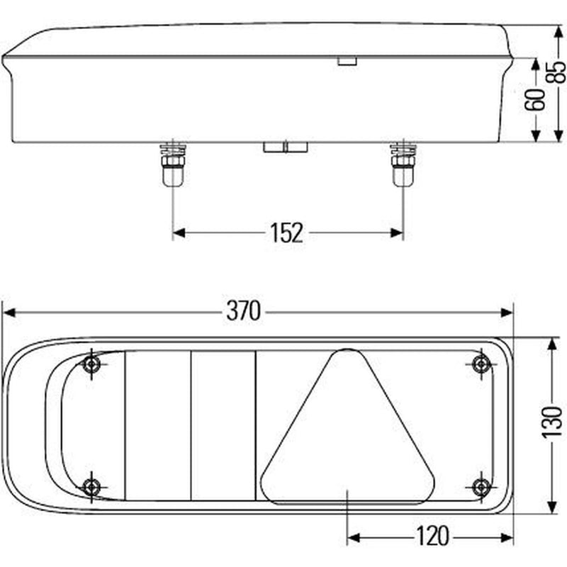 Hella Tail Light / Lamp R10W Left 2VP 340 930-011