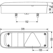 Hella Tail Light / Lamp T4W Left 2VP 340 931-171