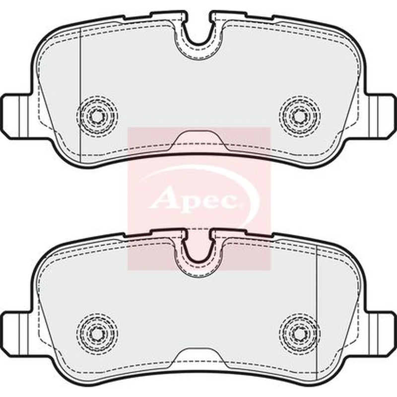 Apec Rear Brake Pad Set PAD1733