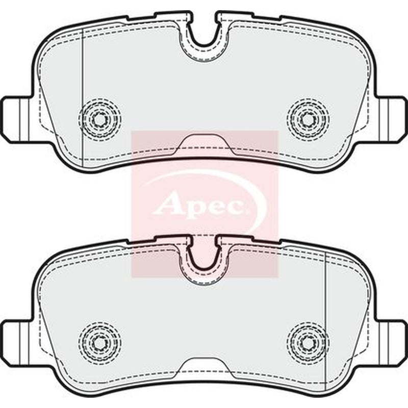 Apec Rear Brake Pad Set PAD1733