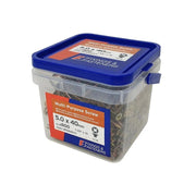 ForgeFix Multi-Purpose Pozi Compatible Screw CSK ST ZYP 5.0 x 40mm Tub 800