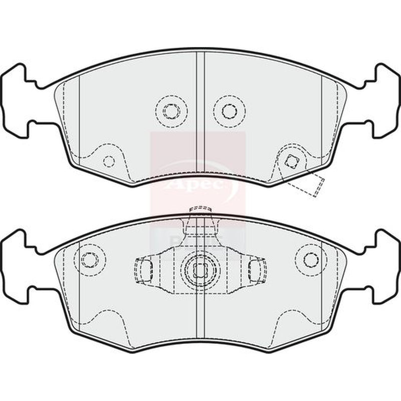 Apec Front Brake Pad Set PD3288