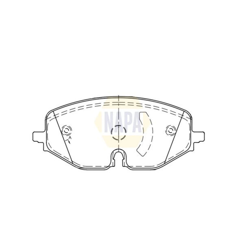 NAPA Front Brake Pad Set NBP1927