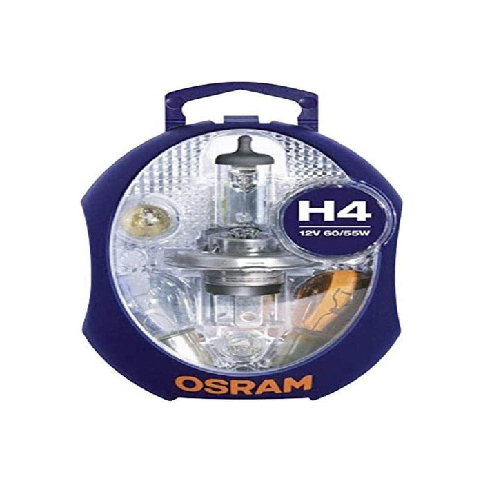 Osram CLKMH4 Minibox H4 mobile lamp replacement headlamp +5 spare lamps +3 flat Osram  - Town Parts