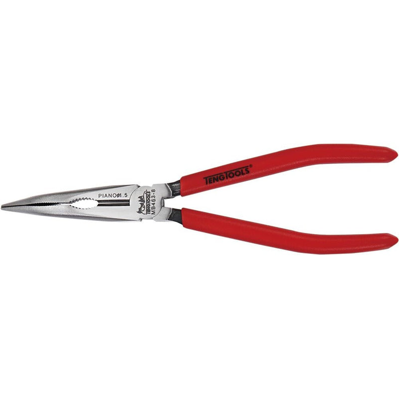 Teng Tools Bent Long Nose Plier 140mm Vinyl Grip