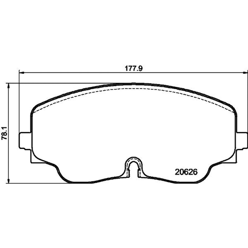 Mintex Front Brake Pad Set MDB4293