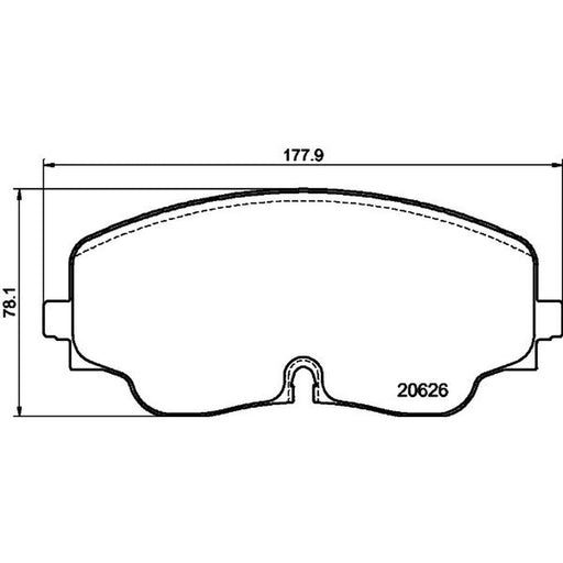 Mintex Front Brake Pad Set MDB4293