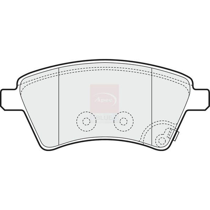 Apec Front Brake Pad Set PD3640