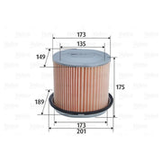 Valeo Engine Air Filter 585764