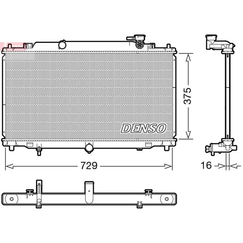 Denso Engine Radiator DRM44048