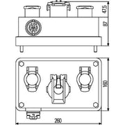 Hella Cable Junction Bo Wide High 8JE 340 898-021
