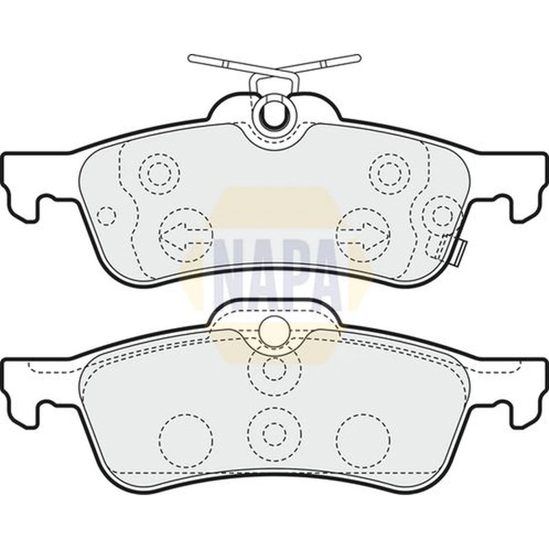 NAPA Rear Brake Pad Set NBP1566