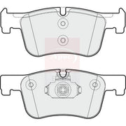 Apec Front Brake Pad Set PD3290