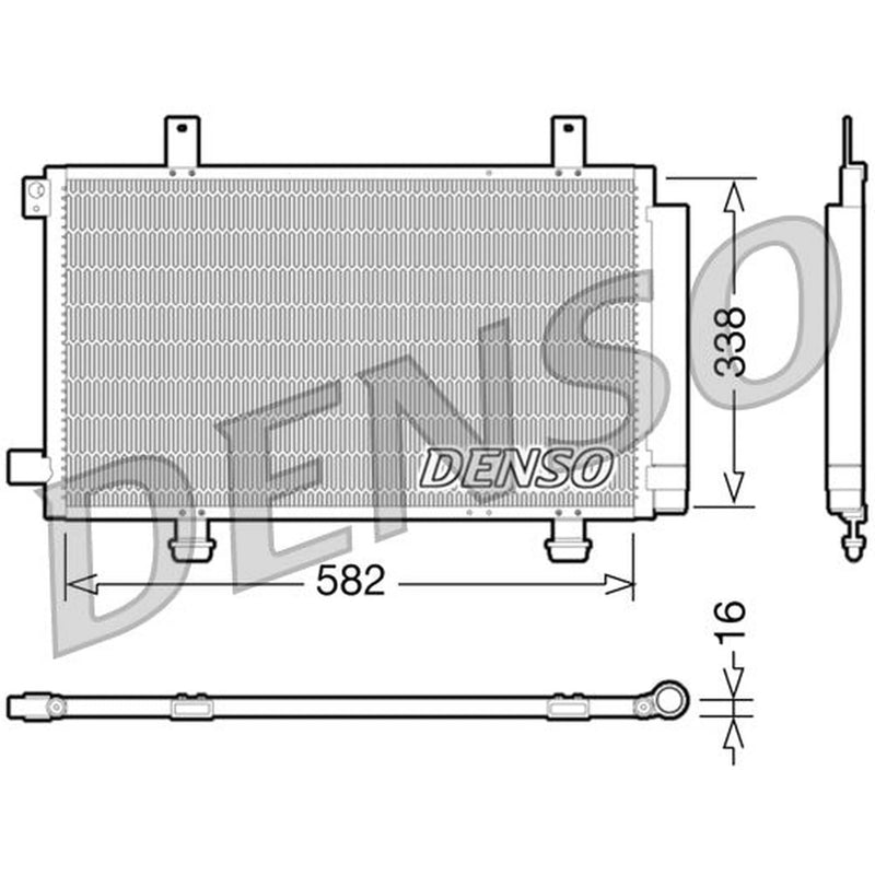 Denso Air Conditioning Condenser DCN47002