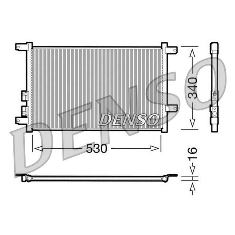 Denso Air Conditioning Condenser DCN01011