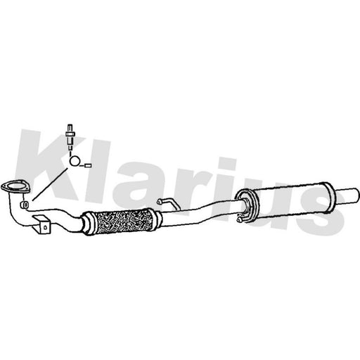 Klarius Box With Centre Pipe Centre VW698J